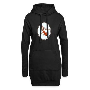 Meine kleine Violine Ameise - Geige Geiger - Hoodie-Kleid - Schwarz - Vorne