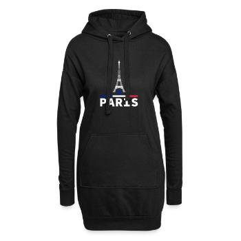 Paris Football - Passion de la Capitale - Sweat-shirt à capuche long Femme - noir - Devant