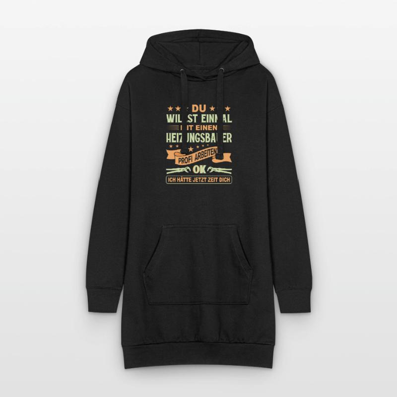 Heating Engineer Heating Construction Plumber Plumber Hoodie Dress