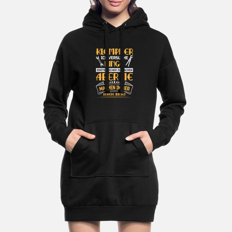 Heating Engineer Heating Construction Plumber Plumber Hoodie Dress
