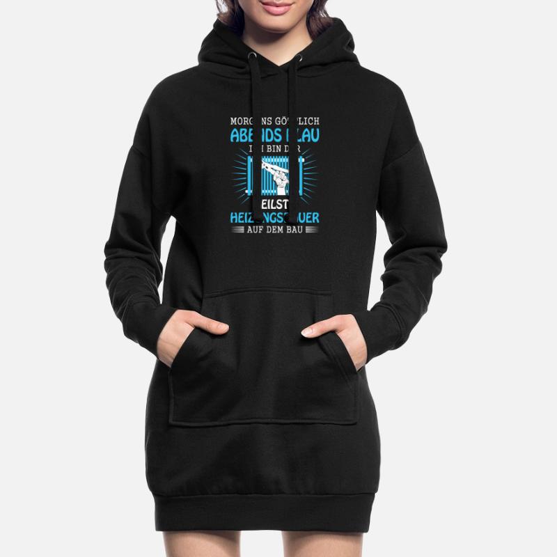 Heating Engineer Heating Construction Plumber Plumber Hoodie Dress