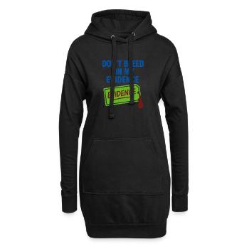 Chimiste médico-légal, Laboratoire criminel, Toxicologie - Sweat-shirt à capuche long Femme - noir - Devant