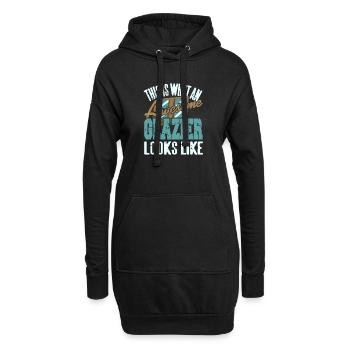 This Is What An Awesome Glazier Looks Like - Hoodie-Kleid - Schwarz - Vorne