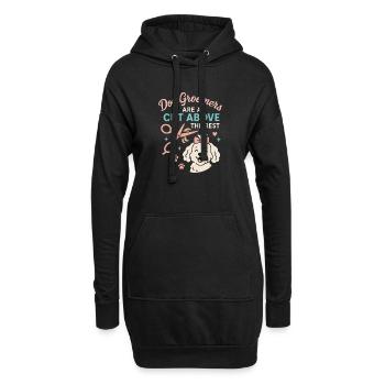 Les meilleurs mécaniciens ont des barbes - Sweat-shirt à capuche long Femme - noir - Devant