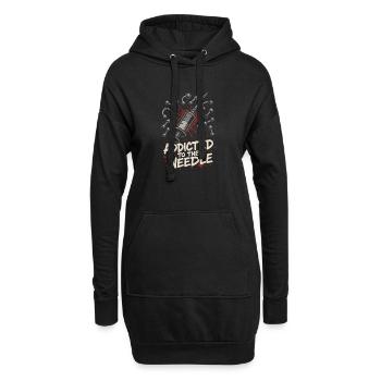 Piercing Addict Body Mod Enthusiast - Sweat-shirt à capuche long Femme - noir - Devant