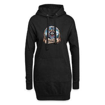 Soirée d’équipe Vacances de ski Ski & Snowboarder Après-ski - Sweat-shirt à capuche long Femme - noir - Devant