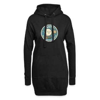 Pluto Abgelehnt, aber nicht vergessen - Hoodie-Kleid - Schwarz - Vorne