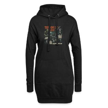 Terror aus dem Meer Horrorfilm Poster Halloween - Hoodie-Kleid - Schwarz - Vorne