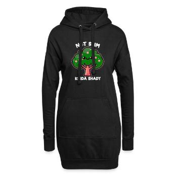 Kawaii Baum nicht dünn irgendwie schattig - Hoodie-Kleid - Schwarz - Vorne