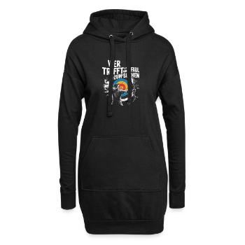 Archery design for archers and courses - Hoodie Dress - black - Front