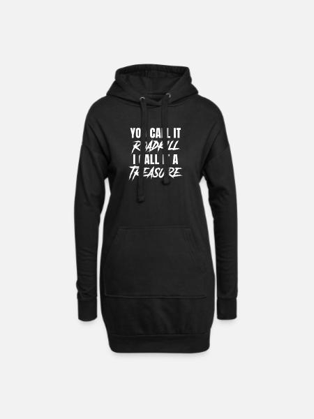 Tierpräparation für das Design von Präparatoren - Hoodie-Kleid - Schwarz