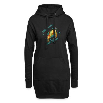 Souvenirs de vacances à Puerto Vallarta - Sweat-shirt à capuche long Femme - noir - Devant