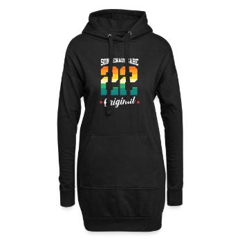 22 Geburtstag - Hoodie-Kleid - Schwarz - Vorne