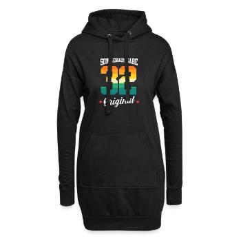 32 Geburtstag - Hoodie-Kleid - Schwarz - Vorne