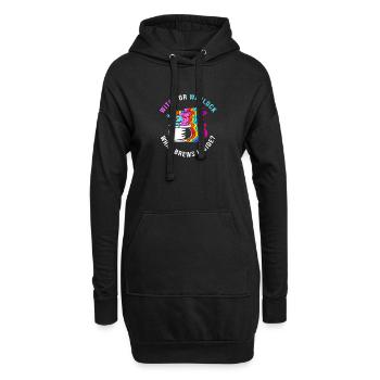 Révélation du sexe Halloween - Sweat-shirt à capuche long Femme - noir - Devant