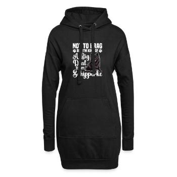 Nicht Zu Prahlen, Aber Ich Bin Eine Art Große - Hoodie-Kleid - Schwarz - Vorne