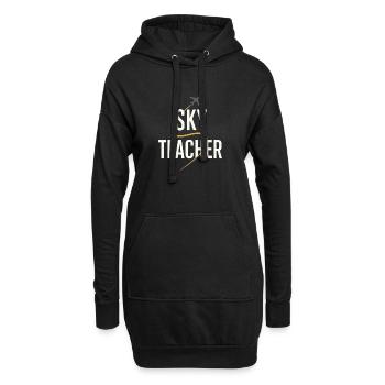 Instructeur de vol Cfi Pilote Instructeur d’aviation - Sweat-shirt à capuche long Femme - noir - Devant