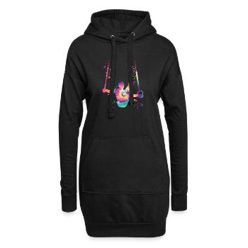 Kunstturner Ringe Kunstturnen - Hoodie-Kleid - Schwarz - Vorne