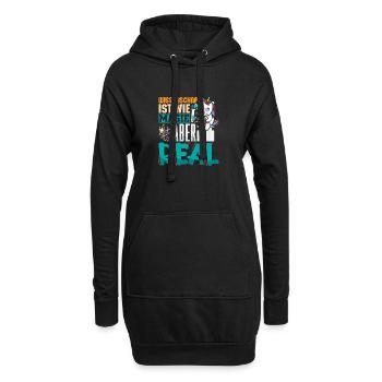 Science Scientifique Chimie - Sweat-shirt à capuche long Femme - noir - Devant
