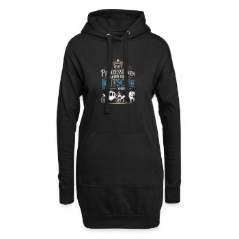 Les vraies princesses conduisent leur propre calèche - Sweat-shirt à capuche long Femme - noir - Devant