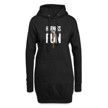 Escalade Escalade en montagne Mousqueton Bloc - Sweat-shirt à capuche long Femme - noir - Devant