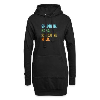 Ehemann Papa Schützenkönig Lustiger Schützenfest - Hoodie-Kleid - Schwarz - Vorne