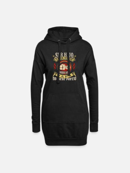 Ser Hijo Es un Honor Papá No Tiene Precio - Hoodie-Kleid - Schwarz