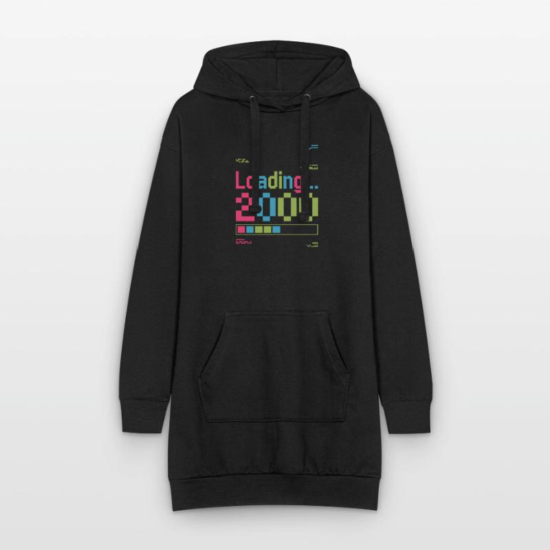 Loading 2000 pixel loading screen Hoodie Dress