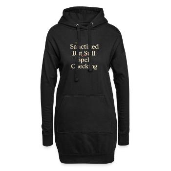 Christlicher Lehrer, Glaubensbasierter - Hoodie-Kleid - Schwarz - Vorne