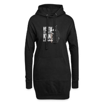 Faucheuse drôle, sans motivation à dire - Sweat-shirt à capuche long Femme - noir - Devant