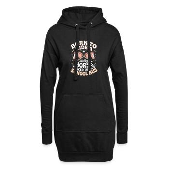 Hobby Horsing Steckenpferd - Hoodie-Kleid - Schwarz - Vorne