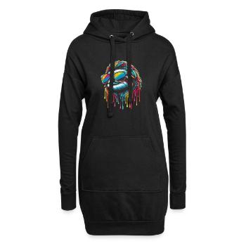 Paresseux Paresseux Art Paresseux Fan Paresseux - Sweat-shirt à capuche long Femme - noir - Devant