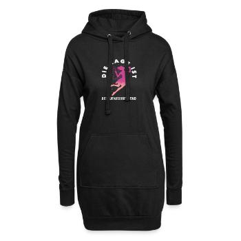 Die Lage ist besäufniserregend Fee - Hoodie-Kleid - Schwarz - Vorne