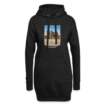 Heilbronn - Hoodie-Kleid - Schwarz - Vorne