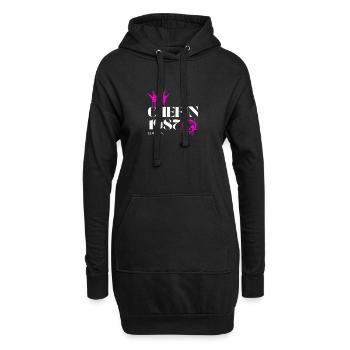 Chefin Edition 1987 – 38. Geburtstag Spruch - Hoodie-Kleid - Schwarz - Vorne