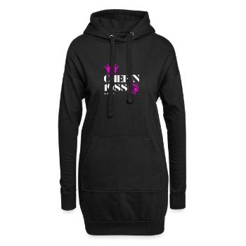 Chefin Edition 1988 – 37. Geburtstag Spruch - Hoodie-Kleid - Schwarz - Vorne