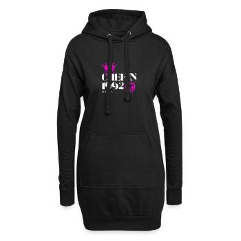 Édition Chefin 1992 Powerfrau 33 ans - Sweat-shirt à capuche long Femme - noir - Devant