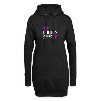 Chefin Edition 2002 23 Geburtstag Spruch - Hoodie-Kleid - Schwarz - Vorne