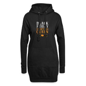 Virée shopping du Black Friday - Sweat-shirt à capuche long Femme - noir - Devant