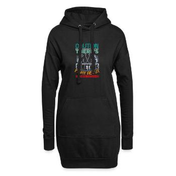 Pêcheurs Pêcheurs Pêcheurs Pêcheurs Pêcheurs Sportifs - Sweat-shirt à capuche long Femme - noir - Devant