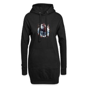 Rhino Snowboard - Sweat-shirt à capuche long Femme - noir - Devant