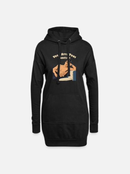 Toni's Fanclub - Hoodie-Kleid - Schwarz