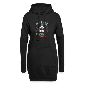 J’adore mon Bullmastiff - Sweat-shirt à capuche long Femme - noir - Devant