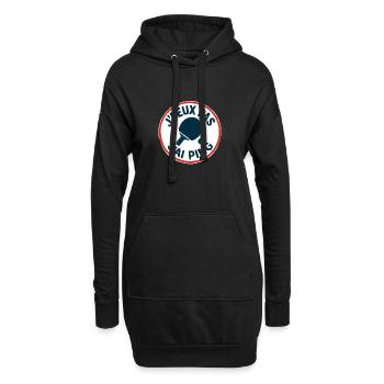 J'peux pas J'ai Ping - Sweat-shirt à capuche long Femme - noir - Devant
