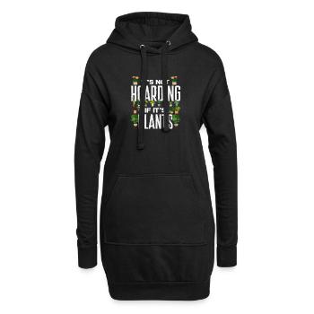 Kein Horten, Wenn Es Sich Um Einen - Hoodie-Kleid - Schwarz - Vorne