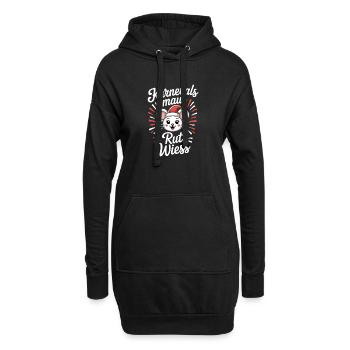 Souris de Carnaval, Rut, Wiess, Cologne, Cologne, Souris de Carnaval, - Sweat-shirt à capuche long Femme - noir - Devant