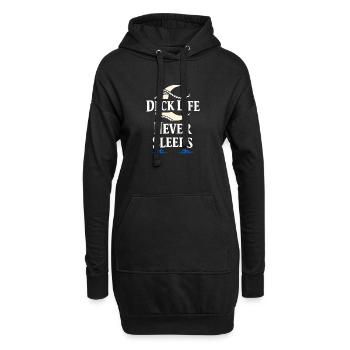 Cadeau de navigation pour le travail de matelot en mer - Sweat-shirt à capuche long Femme - noir - Devant