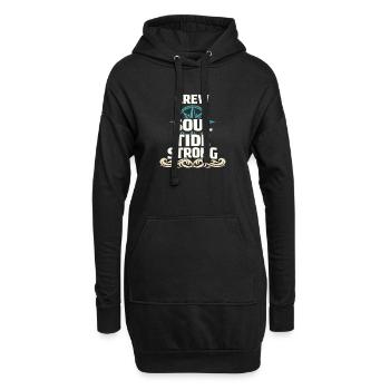 Cadeau de navigation pour le travail de matelot en mer - Sweat-shirt à capuche long Femme - noir - Devant