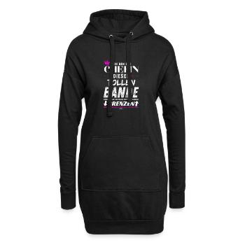 Chefin dieser Tollen Bande Chefin Geschenke - Sweat-shirt à capuche long Femme - noir - Devant