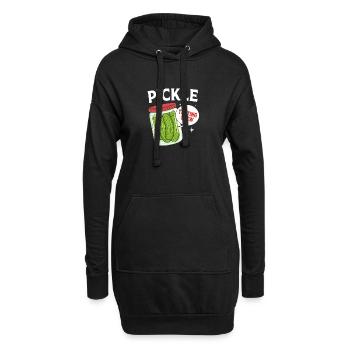 Essiggurke Gurke Gurken - Hoodie-Kleid - Schwarz - Vorne
